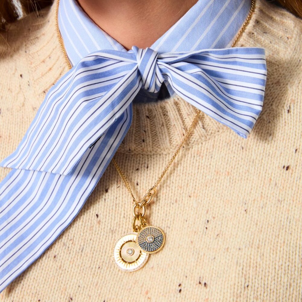 BEST Roxanne Assoulin The Medallion Charm Necklace - Picture 3 of 8